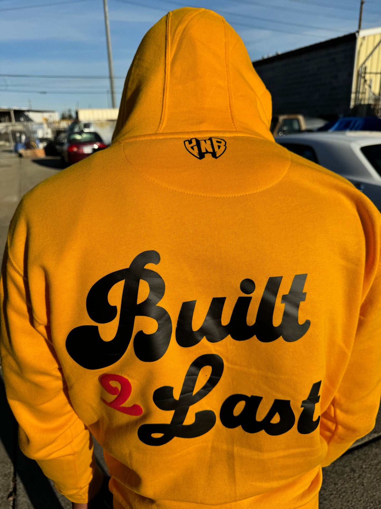 "BUILT 2 LAST" PREMIUM HOODIE