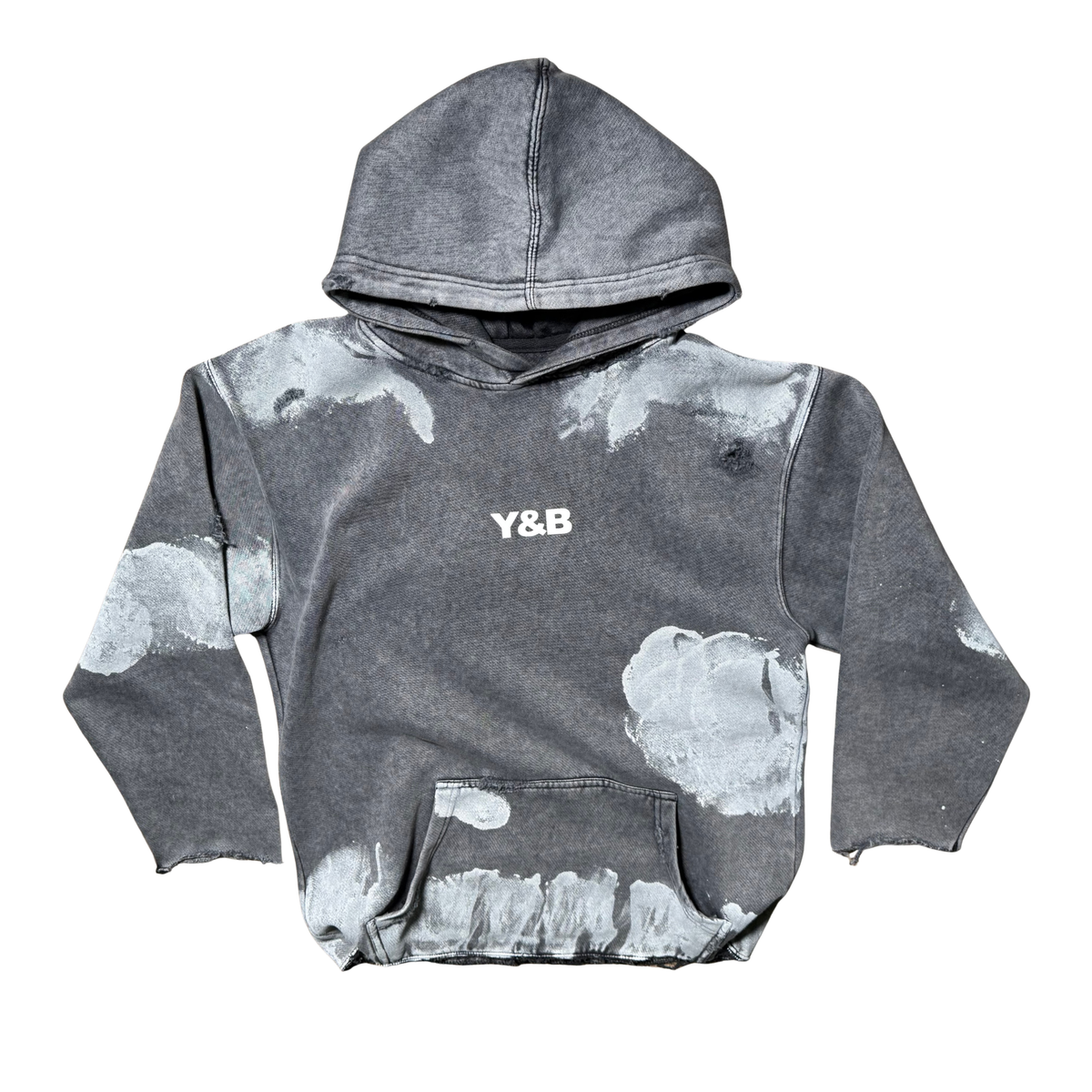Y&B HEAVY FLEECE HOODIE (WOLF GRAY) – Young N Building