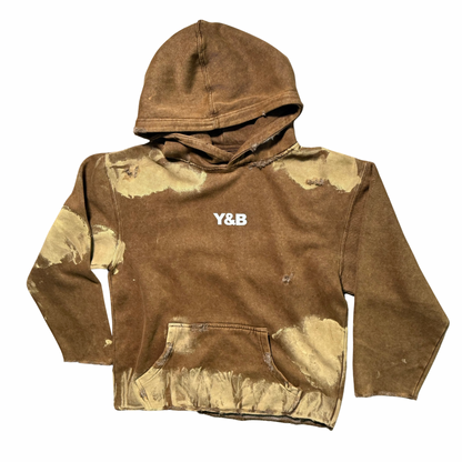 Y&B HEAVY FLEECE HOODIE (RUST)