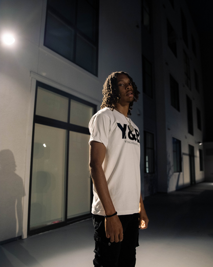 Discover elevated comfort and style with the YNG & BLDN ARCH Premium Tees / T-shirts by Young and Building. Elevate your wardrobe with this high-quality, fashion-forward piece designed for the modern hustler. Upgrade your fashion game with the premium shirts in our traditional black and white colorways