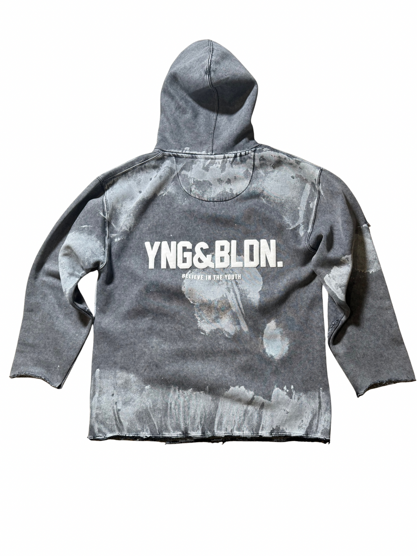 Y&B HEAVY FLEECE HOODIE (WOLF GRAY)